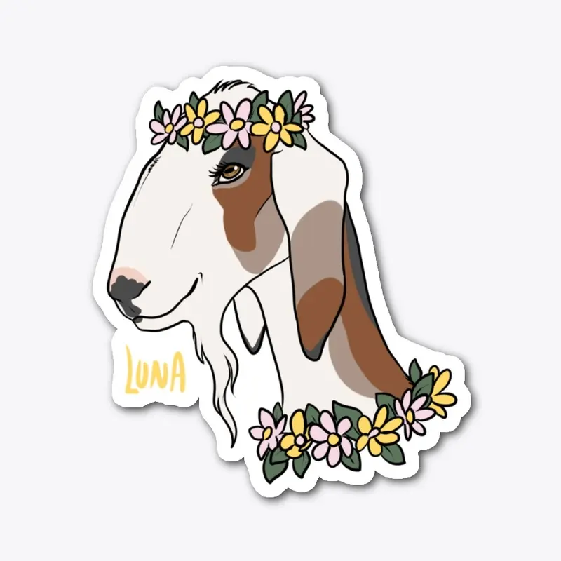 Luna Sticker